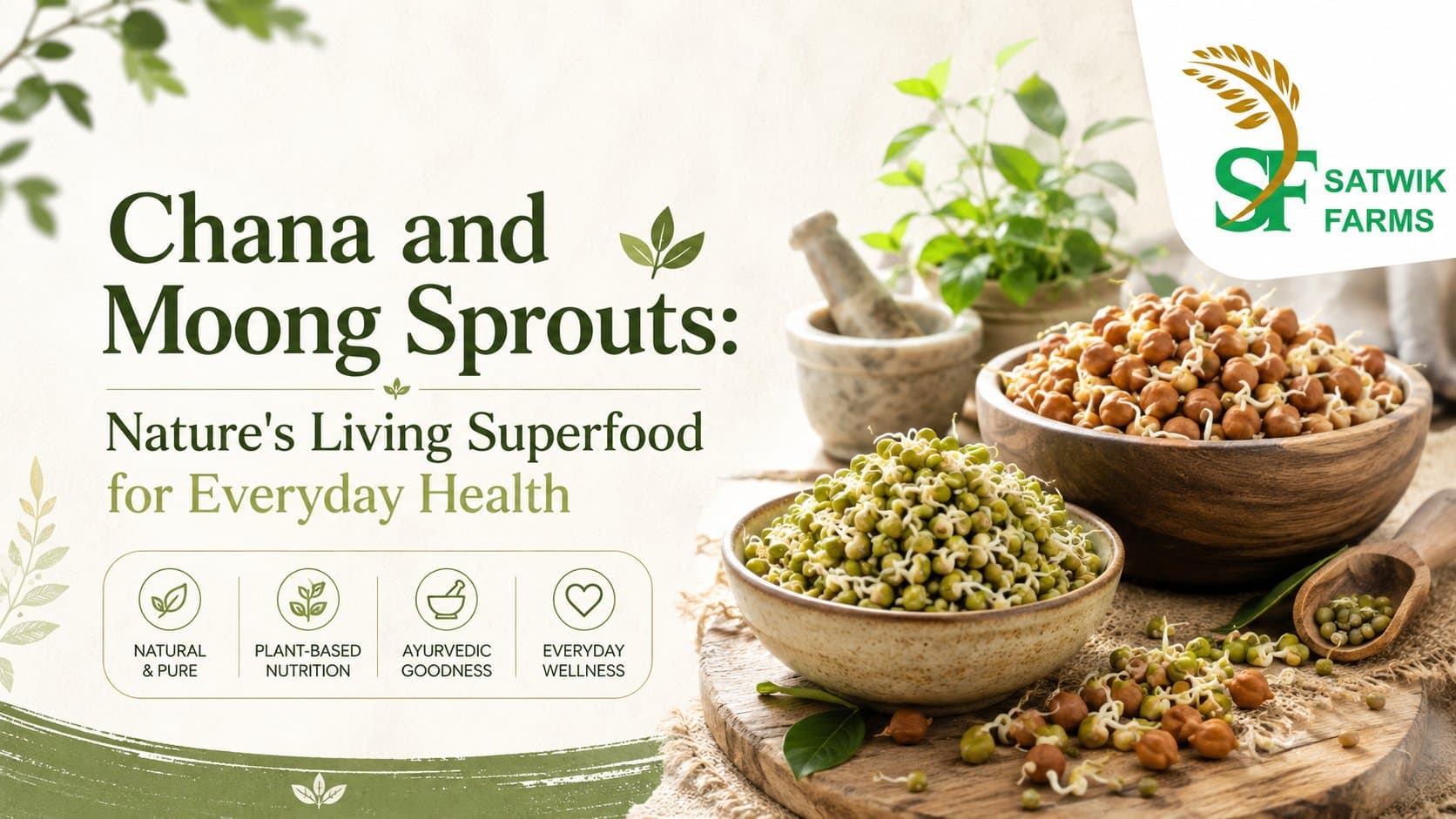 Chana & Moong Sprouts: Nutrition, Ayurvedic Benefits & How to Eat Them Daily