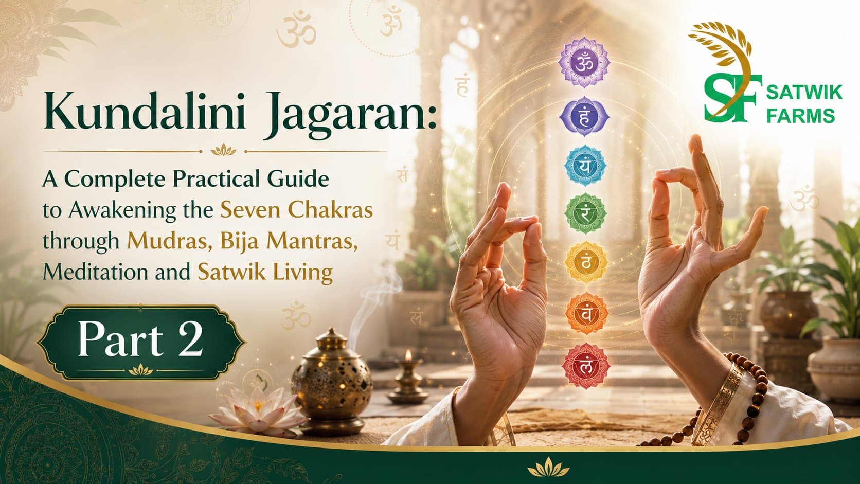 Kundalini Jagaran (Part 2): Chakra Meditation with Mudras & Bija Mantras — Root to Heart