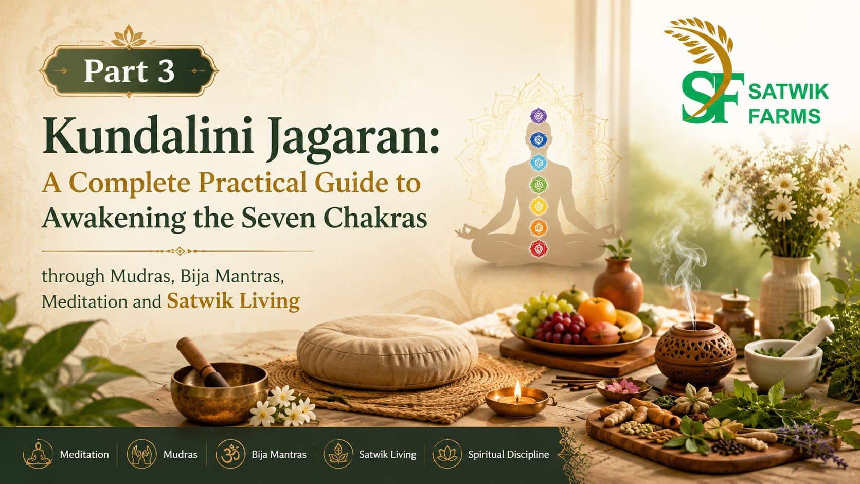 Kundalini Jagaran (Part 3): Throat to Crown, a Complete Daily Routine & Precautions
