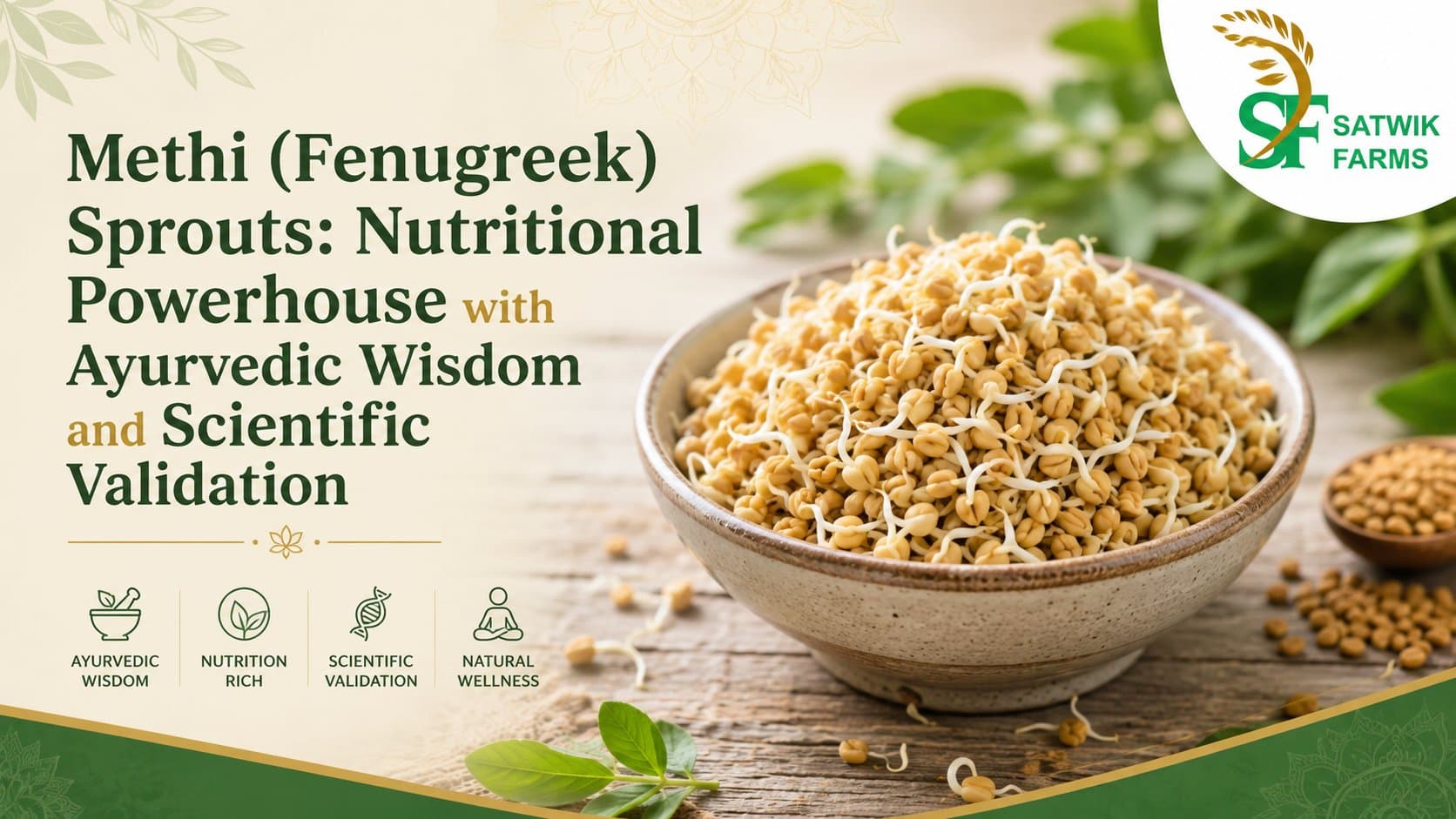 Methi (Fenugreek) Sprouts: Benefits, Nutrition, Ayurveda & How to Eat Them