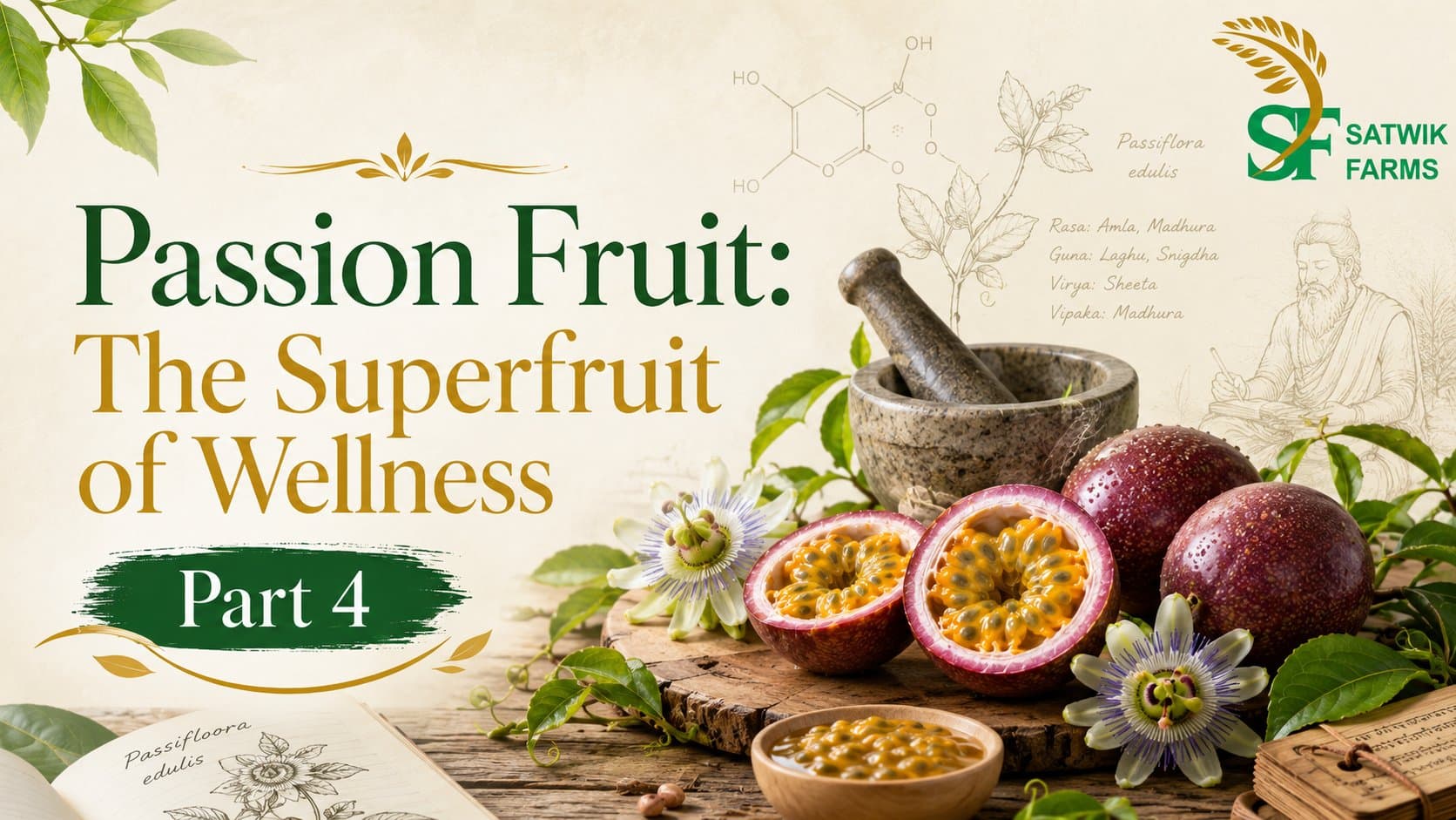 Passion Fruit in Ayurveda & Satwik Living (Part 4): Doshas, Myths & Mindful Eating