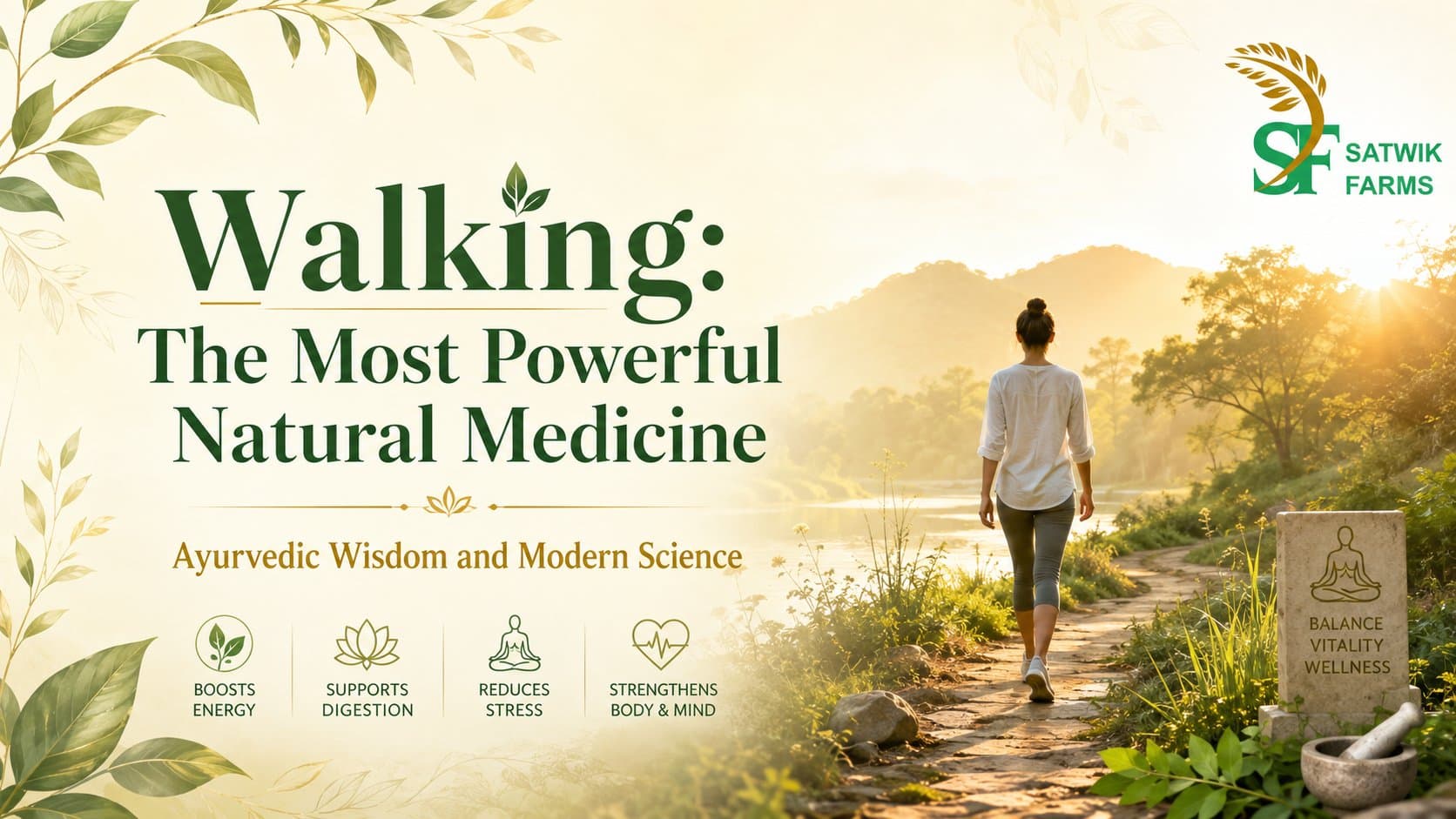 Walking for Health: Benefits, Best Time, Steps Per Day & the Ayurvedic View